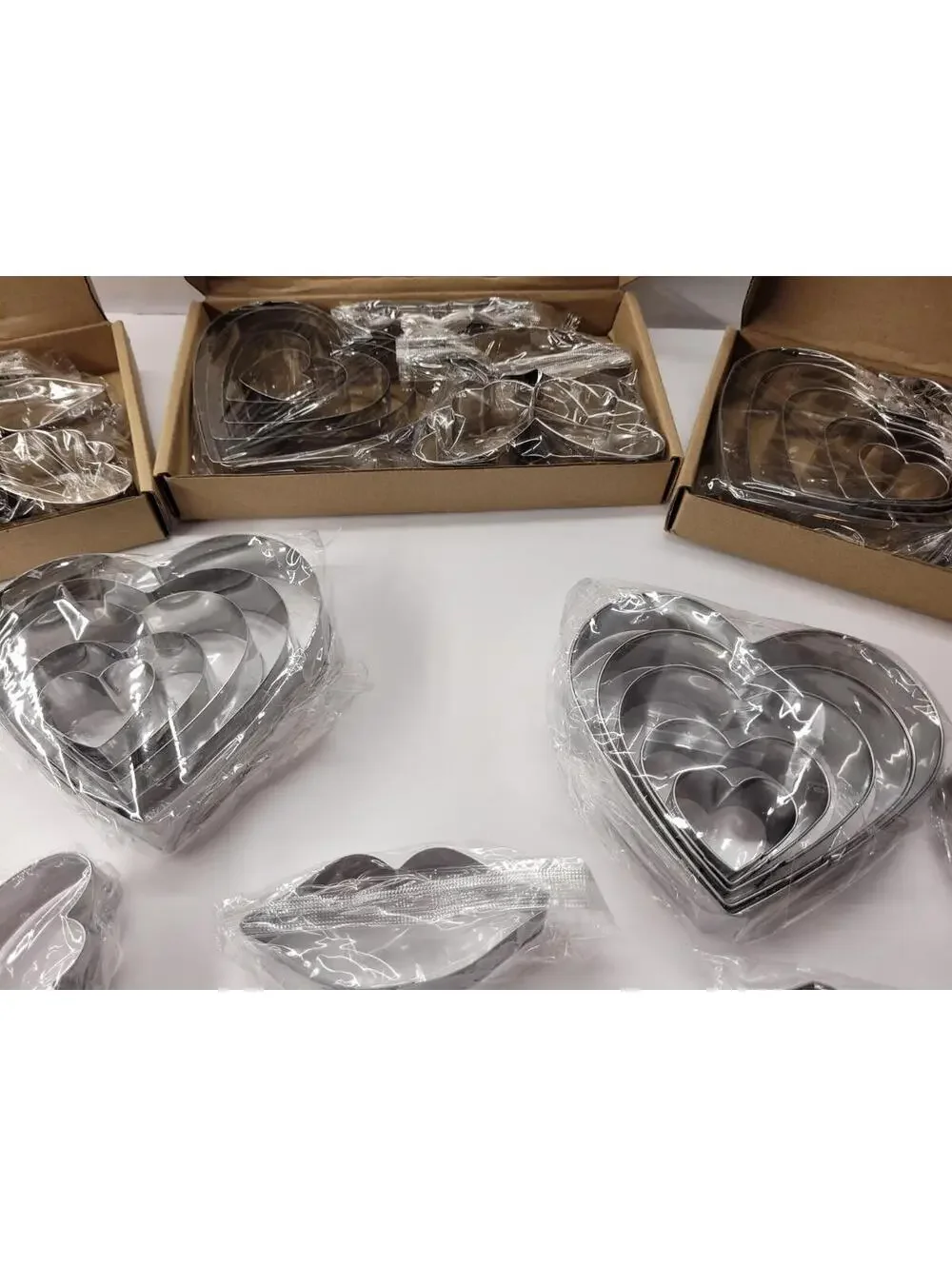 Lot Of Heart Butterflies Lips Cookie Cutters Stainless Steel Valentine’s Kit New